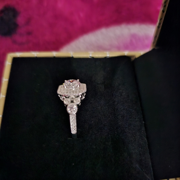 NWOT Disney Silver Ring with Clear Gemstone - Picture 2 of 4